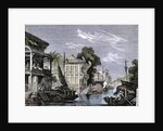 Wam-Poo Canton Engraving 1858 by Anonymous