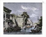 Wam-Poo Canton Engraving 1858 by Anonymous