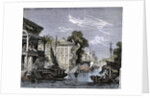 Wam-Poo Canton Engraving 1858 by Anonymous