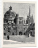 Oxford: St. Mary's Church, and the Radcliffe from the Quad at Brasenose by Anonymous