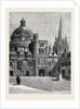 Oxford: St. Mary's Church, and the Radcliffe from the Quad at Brasenose by Anonymous