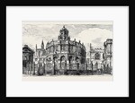 Oxford: The Old Ashmolean, the Sheldonian Theatre, from Broad Street by Anonymous
