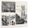 Oxford: Gateway, New College (Down Left); the Divinity School (Top Left); Tower, Magdalen College by Anonymous