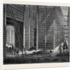The Indo-Chinese Opium Trade, at an Opium Factory at Patna: The Stacking Room by Anonymous