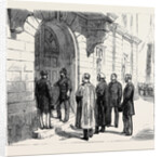 The Royal Visit to Great Yarmouth: The Prince of Wales Unlocking the Door of the New Municipal Buildings by Anonymous