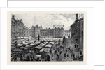 Leicester: Market Place, Saturday Afternoon by Anonymous