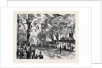 The Queen's Visit to Epping Forest: The Royal Procession Entering High Beech Wood by Anonymous