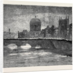 The Release of the Suspects: Torchlight Procession Crossing Grattan Bridge, Dublin, Ireland by Anonymous