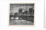 The Release of the Suspects: Torchlight Procession Crossing Grattan Bridge, Dublin, Ireland by Anonymous