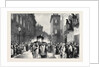 The Queen at Mentone: Her Majesty and Princess Beatrice Watching the Good Friday Procession from the Balcony of the British Vice-Consulate by Anonymous