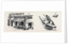 Round the World Yachting in the Ceylon, Calcutta: A Street with Booths in Calcutta; a Hooghly Boat by Anonymous