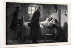 The Condition of Ireland: Mr. Forster Visiting a Victim of Captain Moonlight at Tulla, County Clare by Anonymous