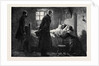 The Condition of Ireland: Mr. Forster Visiting a Victim of Captain Moonlight at Tulla, County Clare by Anonymous