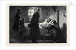 The Condition of Ireland: Mr. Forster Visiting a Victim of Captain Moonlight at Tulla, County Clare by Anonymous