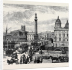 Hull: Whitefriargate Bridge and Wilberforce Monument by Anonymous