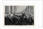 Attempt on the Life of the Queen: Reception of the News at the Stock Exchange, London: God Save the Queen! by Anonymous