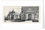 Reception of the Crown Prince of Sweden and Norway and His Bride at Christiana: The Cathedral of the Trinity, the Procession Passing Under the Triumphal Arch in Carl Johan Street by Anonymous