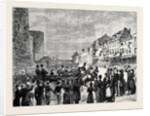 The Approaching Royal Marriage: Arrival of Princess Helen and Prince Leopold at Windsor by Anonymous