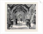 The Empress of Austria at Combermere, Cheshire: The Armoury in the Entrance Hall by Anonymous