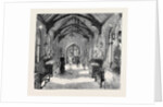 The Empress of Austria at Combermere, Cheshire: The Armoury in the Entrance Hall by Anonymous