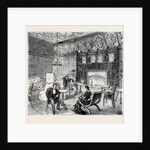The Empress of Austria at Combermere, Cheshire: The Library by Anonymous