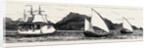 The Slave Trade on the East Coast of Africa: H.M.S. Philomel Chasing Slave Dhows in the Straits of Babel-Mandeb by Anonymous