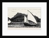 The Slave Trade on the East Coast of Africa: H.M.S. Philomel Chasing Slave Dhows in the Straits of Babel-Mandeb by Anonymous
