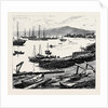 The Duke of Edinburgh in the Shetland Islands: Lerwick Harbour by Anonymous