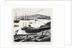 The Duke of Edinburgh in the Shetland Islands: Lerwick Harbour by Anonymous