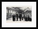 The Visit of the Prince of Wales to Bradgate Park, Leicestershire: Arrival of the Prince at the Railway Station, Leicester by Anonymous