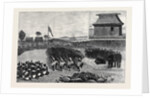 The Young Princes on Their Cruise: A Native War-Dance at Nassova, Fiji by Anonymous