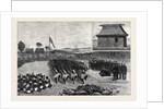 The Young Princes on Their Cruise: A Native War-Dance at Nassova, Fiji by Anonymous
