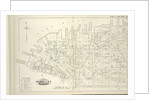 Map bound by East River, Bridge St., Sands St., Poplar St; Including Marshall St., John St., PLymouth St., Water St., Front St., Fulton St., Doughty St., Vine St., York St., Franklin Pl., Talman St., Prospect St., Furman St., Columbia., New York by Anonymous
