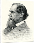 Portrait of Charles Dickens 1870 by Anonymous