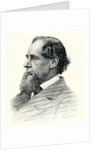 Portrait of Charles Dickens 1870 by Anonymous