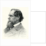 Portrait of Charles Dickens 1870 by Anonymous