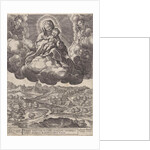 Mary with the Christ child in the clouds by Johannes Baptista Vrints I