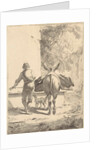 Donkey near a cistern by Nicolaes Pietersz. Berchem