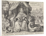 Medea gives Jason image of Ganymede with eagle by Georg Pencz