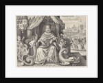 Medea gives Jason image of Ganymede with eagle by Georg Pencz