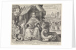 Medea gives Jason image of Ganymede with eagle by Georg Pencz
