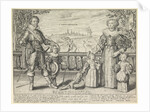Family Portrait of Frederik Hendrik, Amalia and their children William II, Henriette and Louise Henriette Amalia by Crispijn van de Passe II