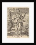 St. Barbara by Johannes Wierix