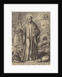 H Benedict of Nursia by Hieronymus Wierix