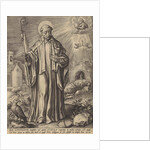 H Benedict of Nursia by Hieronymus Wierix