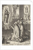 Appearance of Ignatius Loyola to three Jesuits by Hieronymus Wierix