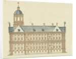 Side wall of the Town Hall in Amsterdam by Johan Teyler