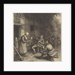 Farmers on the terrace before an inn, Germany by Leonard Schenk