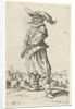 Horseman with plumed hat, seen from the front by Frederik de Wit