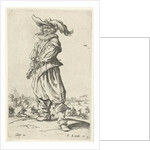 Horseman with plumed hat, seen from the front by Frederik de Wit